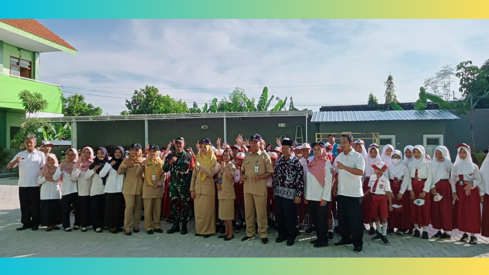 LURAH REJOMULYO MENJADI PEMBINA UPACARA