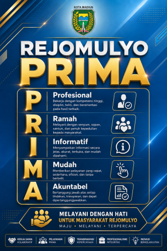 MOTTO KELURAHAN REJOMULYO 2026